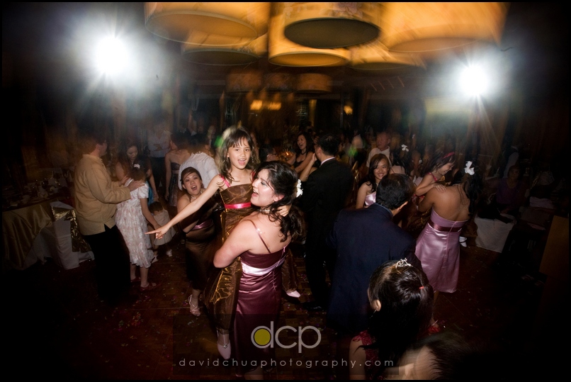dancing bridesmaids