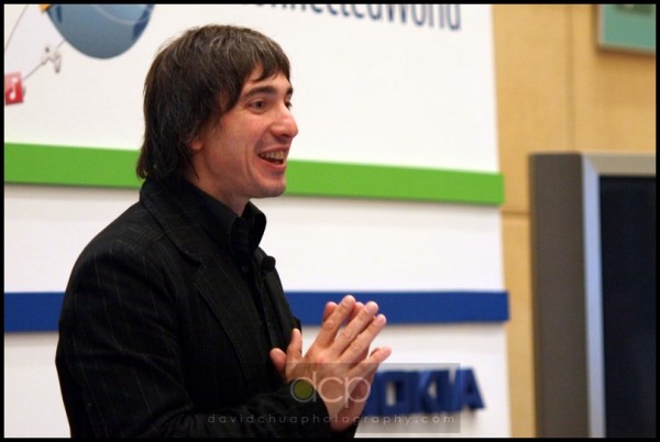 13 Chief Designer giving a talk
