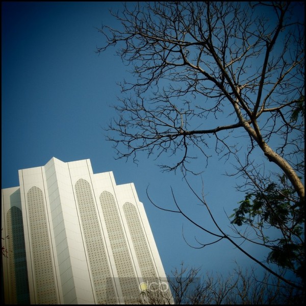 Autumn in Kuala Lumpur, Malaysia Olympus E-P1, Pin-hole effect art filter, 6:6 format