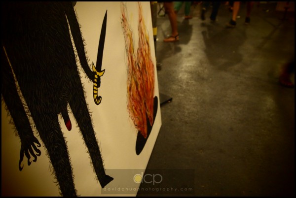 Interesting artwork of the devil